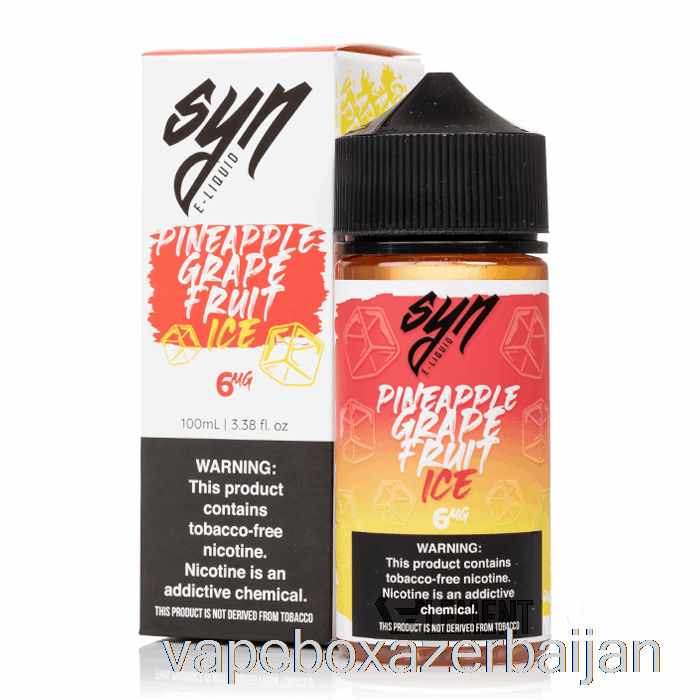 Vape Baku ICE Pineapple Grape Fruit - Syn Liquids - 100mL 3mg